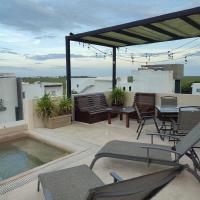 Casa Joya - Luxury 3 Bedroom Home in Puntarena with Private Rooftop Plunge Pool and Mangrove View - B&B Puerto Morelos