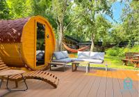 NaWypasie Apartment with Sauna Beautiful Garden SUP Board and Just 30 Minutes from Gdańsk and Gdynia - B&B Szemud