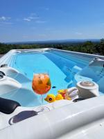 Villa Wolf Castle - vanjski grijani bazen 365 dana i pet friendly - B&B Lopatinec