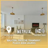 Spacieux Centre-ville Balcon - B&B Saint-Etienne
