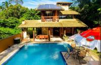 Casa Juréia com piscina aquecida, a 350m da praia - Litoral Norte - Bed and Breakfast São Sebastião