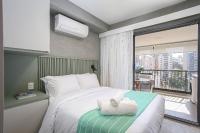 Estudio Piscina Rooftop, WiFi 1GB, Metro 600m - B&B São Paulo
