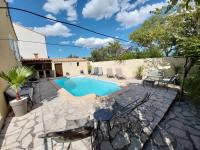 Maison calme avec piscine - Ferienwohnung Montredon