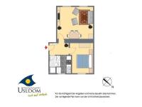 Appartement met 1 Slaapkamer en Douche