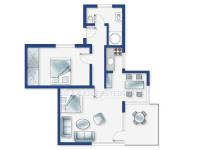 One-Bedroom Apartment with Balcony