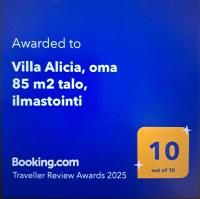 Villa Alicia, oma 85 m2 talo, latausasema, ilmastointi - B&B Kokkola