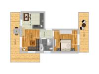 Apartment with Balcony