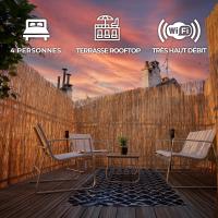 Skyline,Downtown Station, Terrace, Netflix - B&B Reims