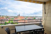 Malu Rooms - Über den Dächern der Stadt, Zentrum, Parkhaus, Panorama, Terrasse, höchste FeWo der Stadt - B&B Ludwigsburg