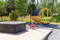 Himos Stonelake - two saunas and a hot tub - Chambres d’hôtes Jämsä