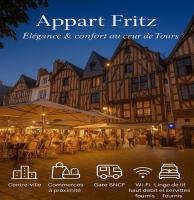 Appartement Fritz Proche Gare SNCF de Tours, Bus et Taxi - B&B Tours