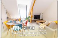 Les bonn'apparts sur seine - La spacieuse - Famillial 6pers - Parking - B&B Bonnières-sur-Seine