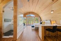 Romantic Chardonnay Wine Barrel Cabin - B&B Fredericksburg