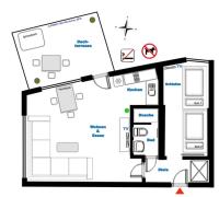 Villa Anna I - Penthouse 64 - Bed and Breakfast Sankt Peter-Ording