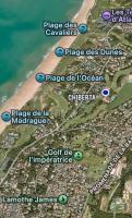 Chiberta Studio 3 étoiles climatisé piscine plage & golf - B&B Anglet
