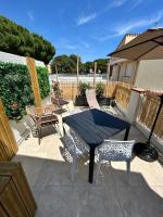 Le Crépuscule Terrace, beach - B&B Argeles