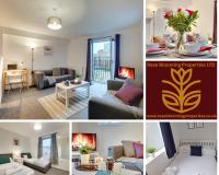 Central 3 bedroom Apartment & Free Parking- Ideal 4 long stays - Chambres d’hôtes Newcastle-upon-Tyne