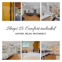 New Listing - 5bd 3ba Retreat for a large group - B&B Groveland