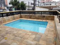 Apto 2 dorms, suíte, 82 m2, a 90 metros da praia Vila Tupy, Praia Grande-SP - Chambres d'hôtes Praia Grande
