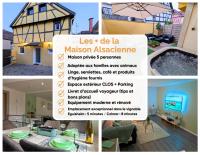 Maison typique 3 chambres entre vignes et montagnes - SPA - Route des vins proche Eguisheim - B&B Obermorschwihr