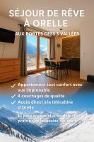 Appartement cosy vue panoramique Orelle les 3 Vallées - B&B Orelle