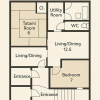 Casa a Schiera con 2 Camere da Letto