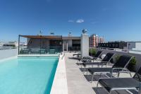 Estudio en Palermo Hollywood con pileta,gimnasio y cerca del Movistar Arena- Embajadas - Chambres d'hôtes Buenos Aires