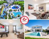 Home Near Disney With Air Hockey Table And Waterpark & Resort Access At Encore Resorts Reunion - 241Bu - Bed and Breakfast Kissimmee