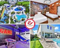 Modern Home Near Disney With Private Pool, Media, Game & Themed Rooms With Waterpark & Resort Access At Encore Resorts Reunion - 384Sf - Bed and Breakfast Kissimmee