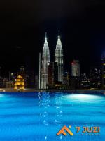 KLCC 23A Premium 1B1R with Best View Infinity Pool and Netflix 1080HD - Bed and Breakfast Kuala Lumpur