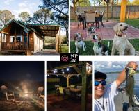 Cabin Pets Sleeps 5 Close to Lake Guntersville 2BR Lucky Lodge - B&B