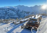ARC 1600, Résidence Premium LE RIDGE, Appartement 10 personnes Duplex Vue Montagne - Ski aux pieds - Sauna, Hammam, Piscine intérieure chauffée, Salle de sport & fitness - Chambres d'hôtes Arc 1600