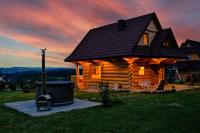 Góralski dom balia kominek Lawendowy Dom na Wichrowym Wzgórzu - B&B Łętownia Dolna