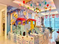 Bounce into Fun! Three-Bedroom Apartment with Kids Playground