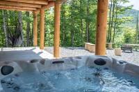 Majestic log cabin - Spa - Le Taureau - B&B Saint-Philémon