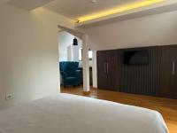 Chambre Lit Queen-Size avec Baignoire Spa