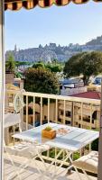 Studio Calme BORD DE MER Balcon avec Vue sur MENTON, Ascenseur, Climatisation, Ideal location quiet near sea, balcony with city view, elevator, AC - Chambres d'hôtes Menton
