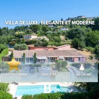 Magnifique villa - piscine chauffée - Côte d'Azur - B&B Montauroux