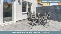 Illler Homes Memmingen Moderne Fewos für bis zu 7 Pers mit Küche & Parkplätzen, teilweise mit Terrasse - B&B Memmingen