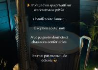 La Cachette du Domaine du Moulin avec son spa privé en option - B&B Saint-Laurent-d'Andenay