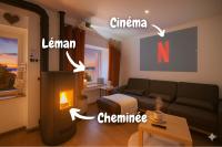 Chez Malou & Hugo vue lac proche Suisse & stations ! - B&B