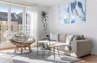Bright & modern flat near City Center! - Chambres d’hôtes Oslo