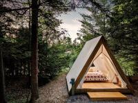 Idyllic Safari Tent with Sauna and Amazing Views in North Woodstock, New Hampshire - Chambres d’hôtes North Woodstock