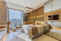 Luxury Studio 16 Floor Pinheiros Proximo Faria Lima Rebouças e Jardins - Chambres d’hôtes São Paulo