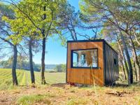 Tiny-House Grand Confort - Salle de bain italienne - Lit King - 10 min A7 - Bed and Breakfast Mondragon