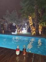 VILLA OLIVA JACUZZI SAUNA BILLARD PISCINE chauffée - B&B Langlade