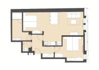 Appartamento con 2 Camere da Letto