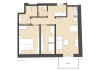 Appartamento con 2 Camere da Letto e Balcone