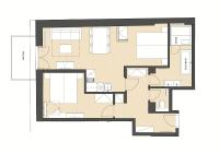 Appartamento Deluxe con 2 Camere da Letto e Balcone