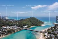 Arvia Villa Koala Park 3 Bedroom Luxury Townhouse in Burleigh Heads with Private Roof Terrace & Views over Tallebudgera & Burleigh Headland - Chambres d'hôtes Gold Coast